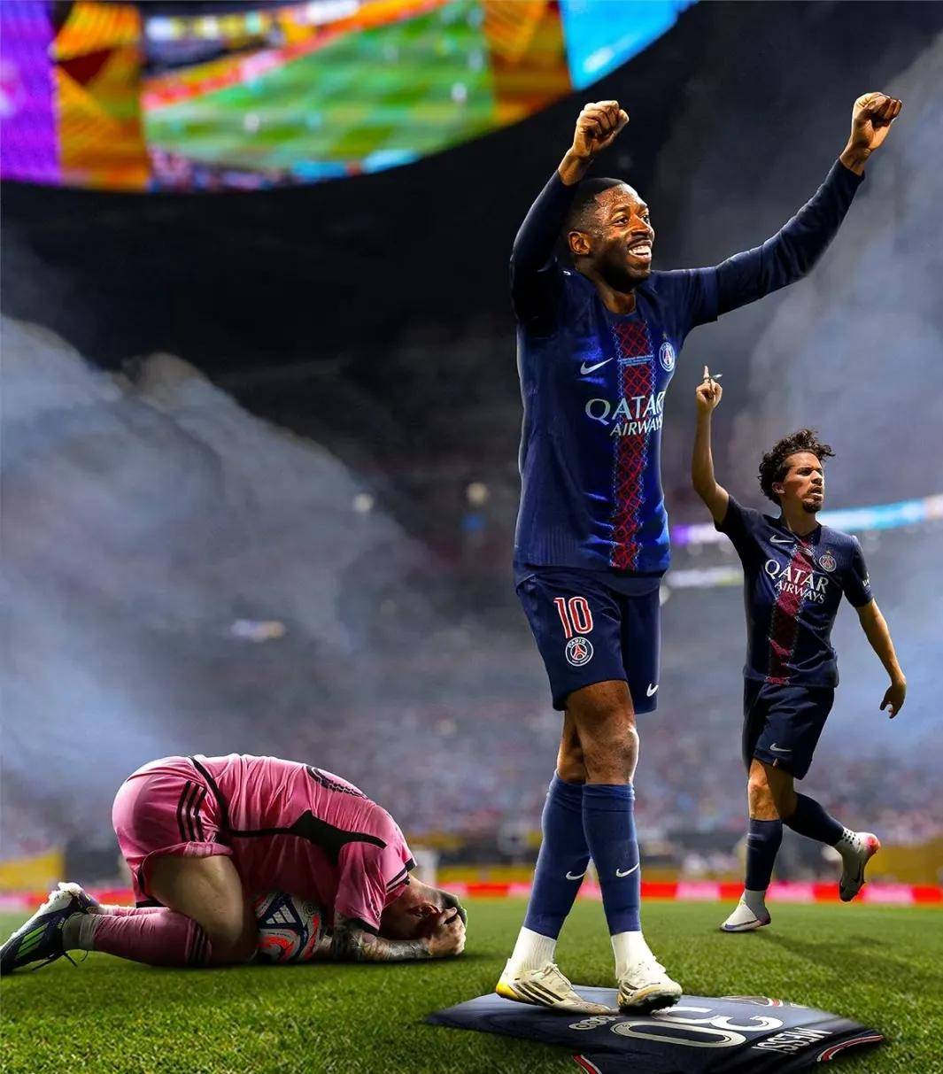 曼城险胜巴萨，梅西帽子戏法世界杯的简单介绍